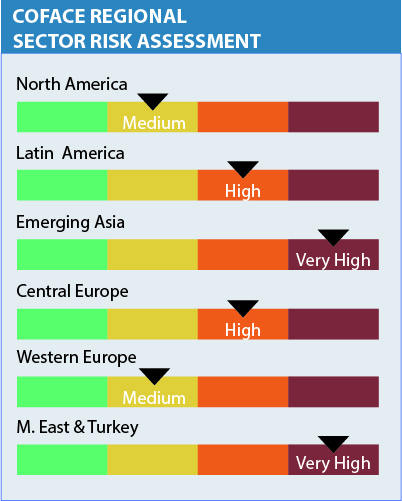 Coface Regional Sector Risk Assessment