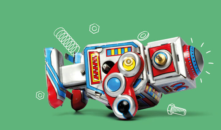 Robot falling